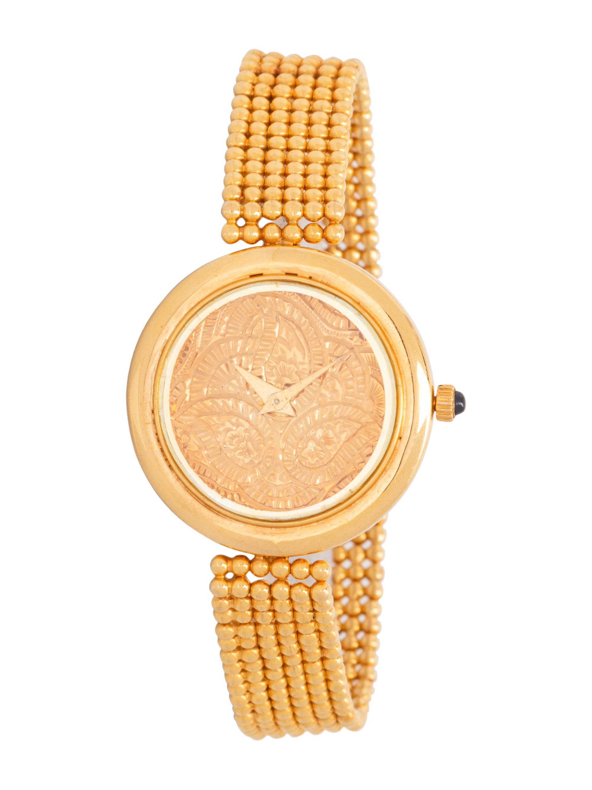 18K YELLOW GOLD WRISTWATCH