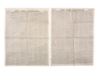 [CIVIL WAR]. 150+ New York City newspapers, most War-period, incl. The New York Tribune.