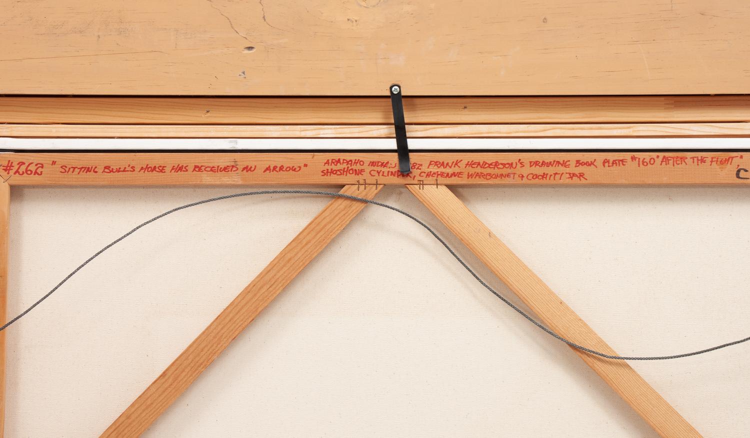 Sitting Bull's Horse Has Received an Arrow