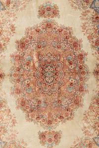 A Qom Silk Rug