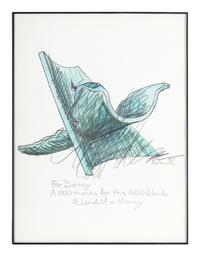 Drawing from the Angel Chair Series, 1992