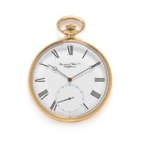 International Watch Co. Schaffhausen, 18K Yellow Gold Open Face Pocket Watch