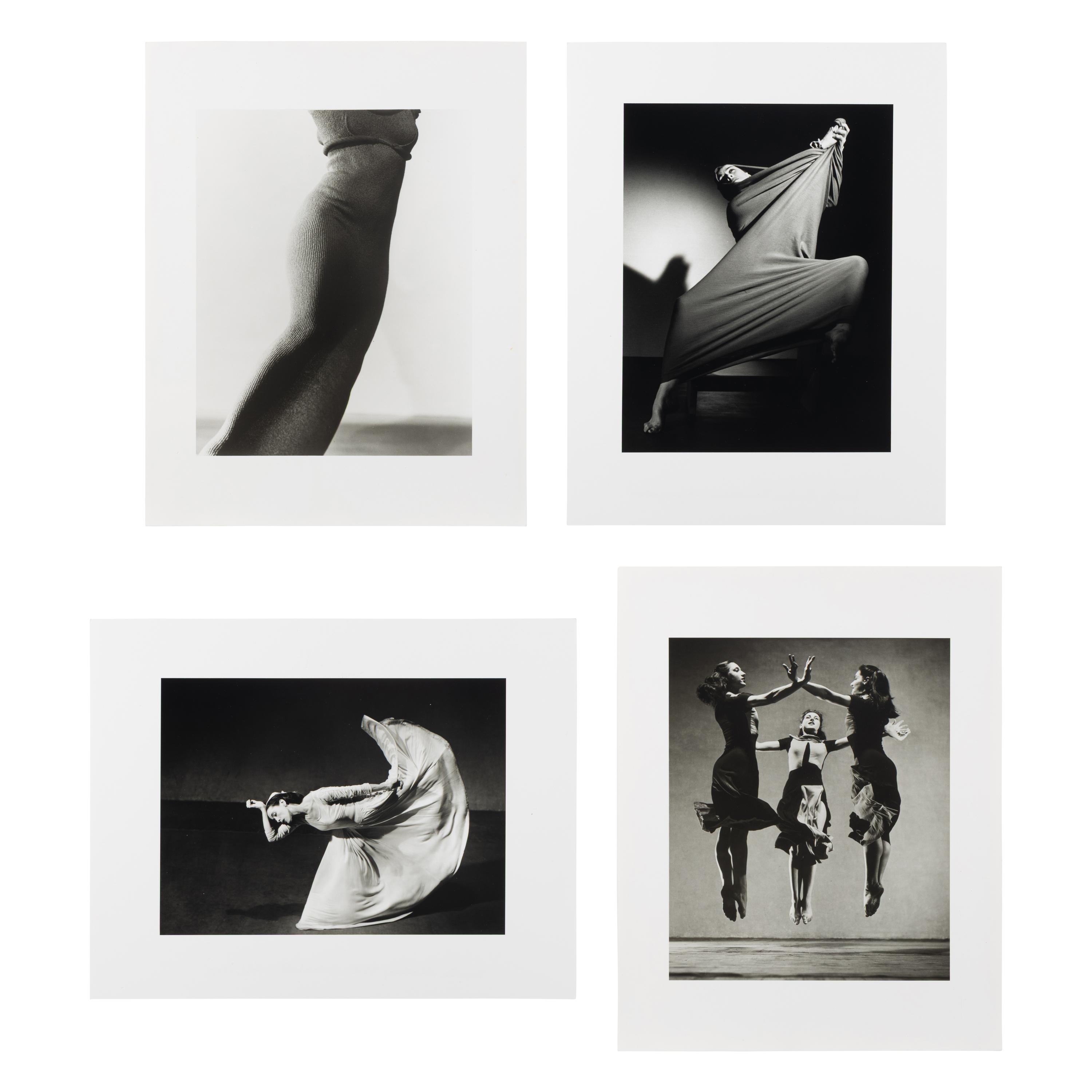 Barbara Morgan (American, 1900–1992) — Martha Graham-Letter to the World (Kick); Martha Graham-Lamentations (Oblique); Martha Graham-Ekstasis (Torso); Martha Graham-Celebration (Trio) (four works from Martha Graham Portfolio ); printed later