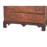 A Chippendale Carved Cherrywood Chest of Drawers
