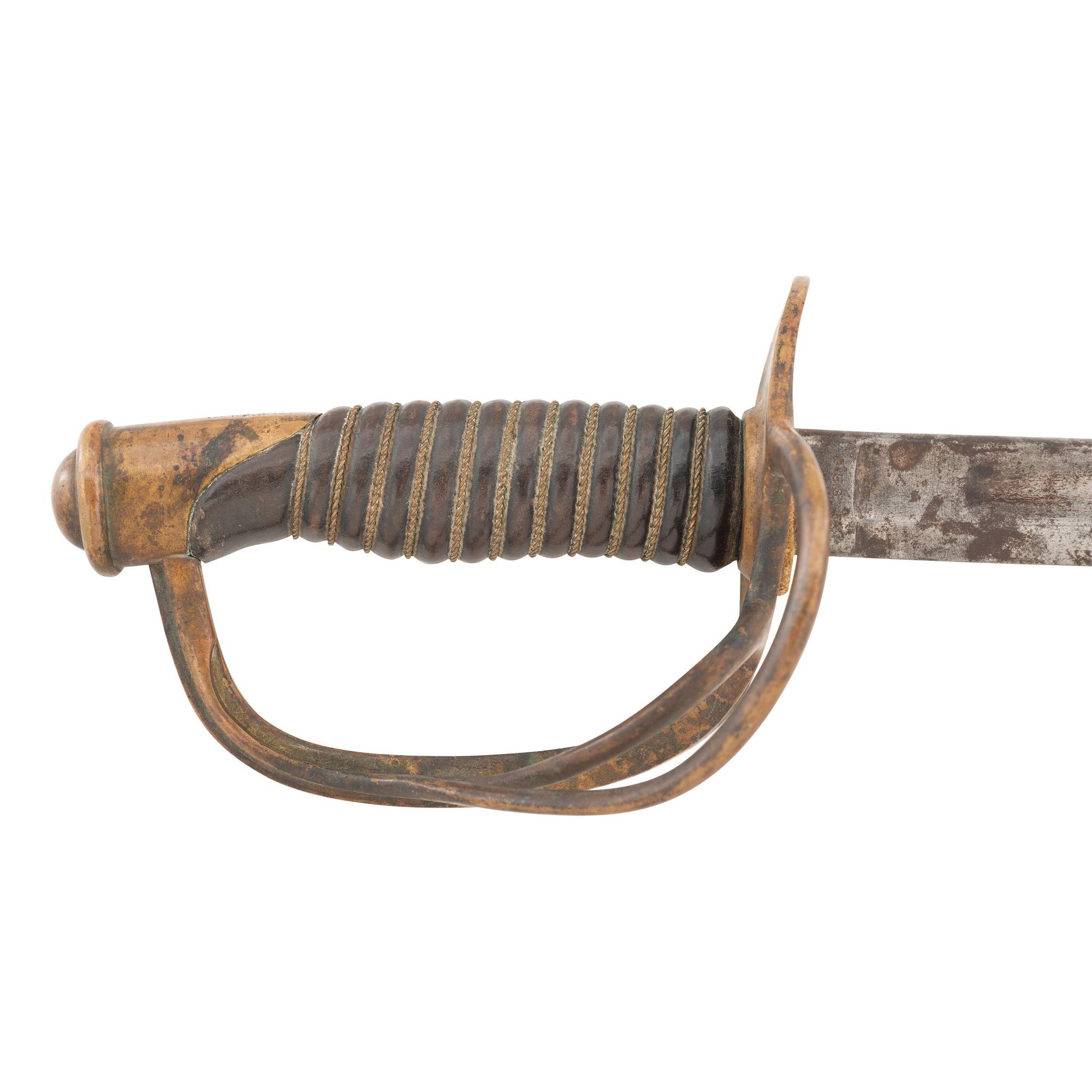 The Broken US Model 1860 Light Cavalry Saber of G.C. Sabine of the 1st DC Calvary, POW - Featured in North-South Trader Magazine