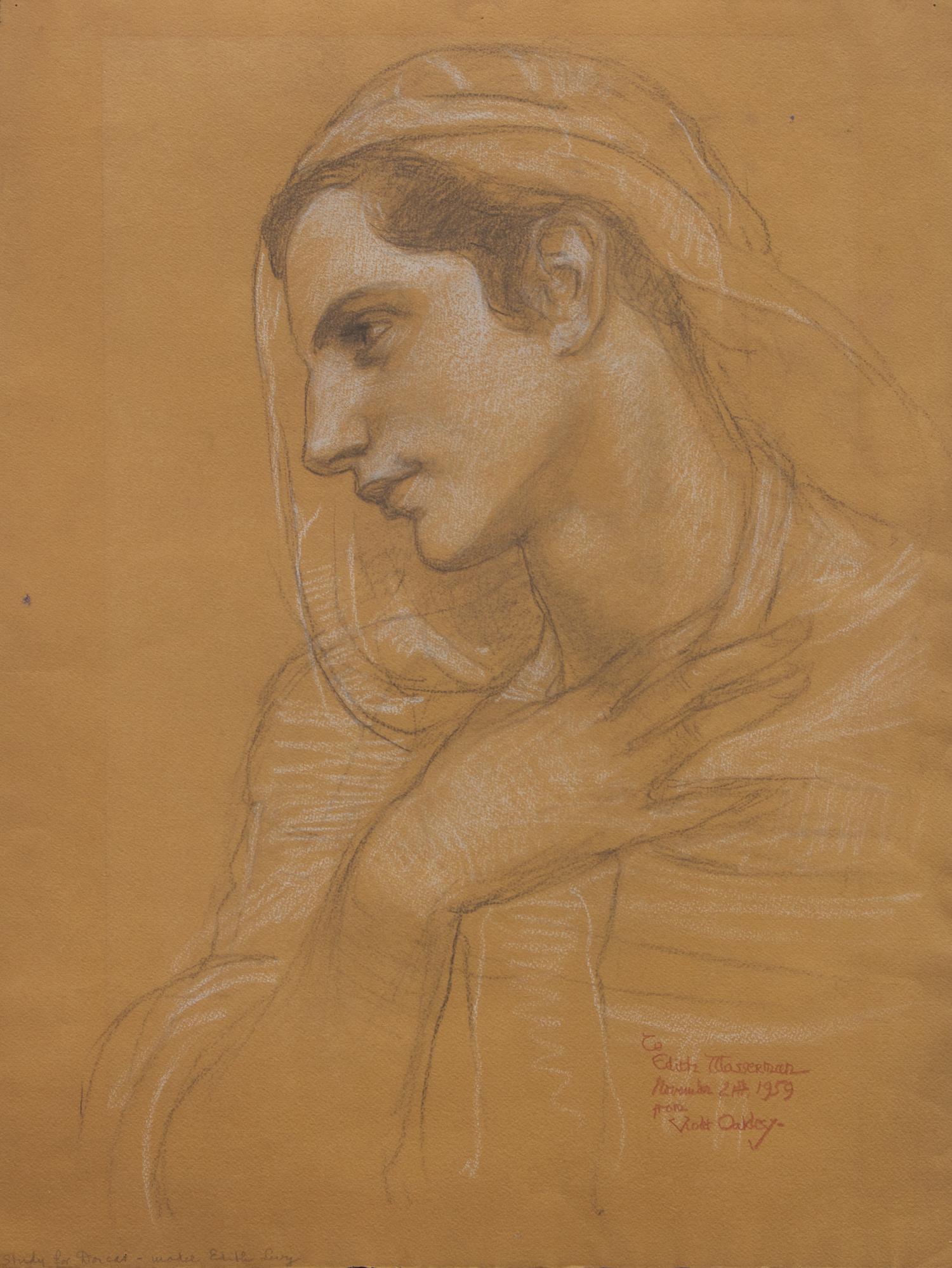 Portrait of a Youth, Bust Length , 1959