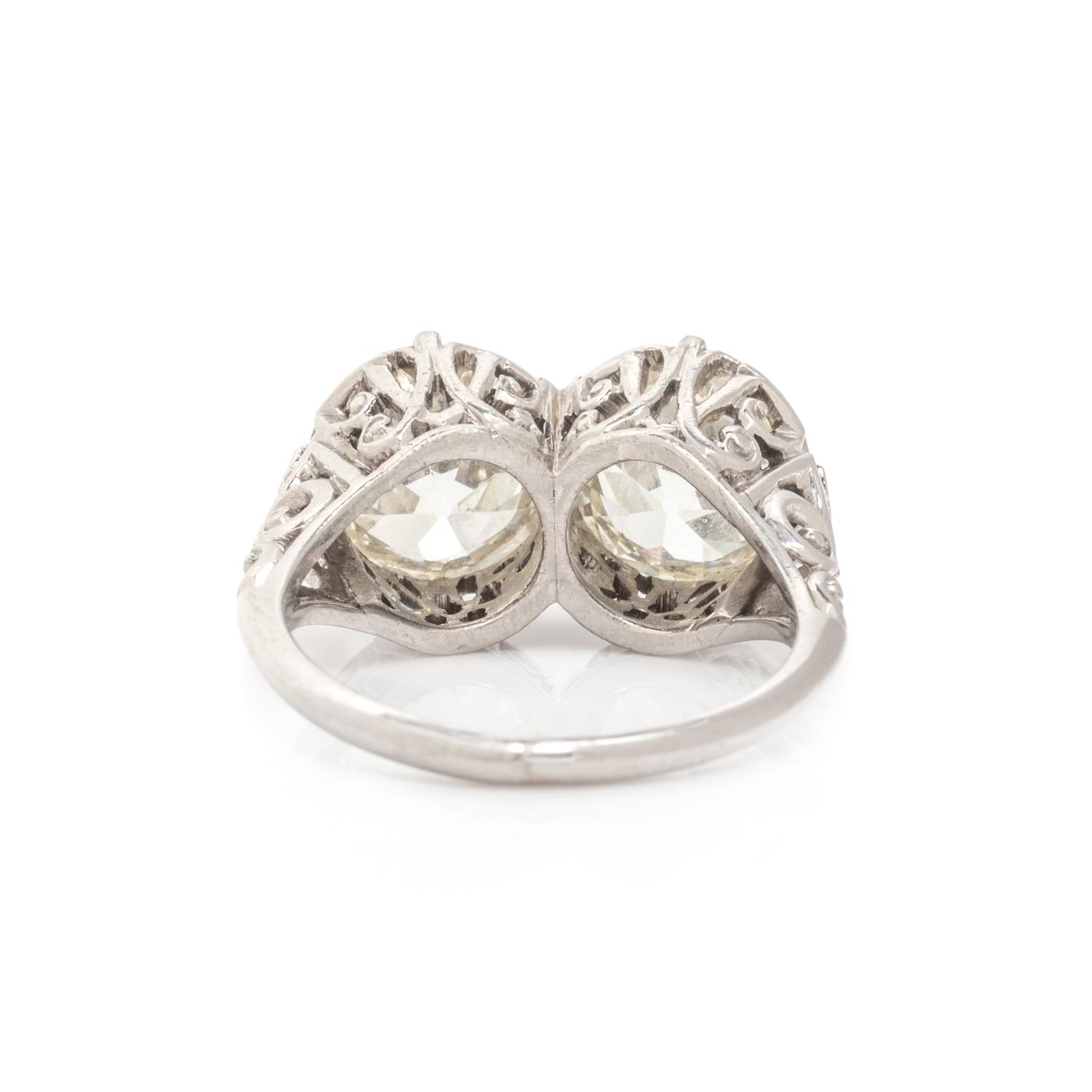 TWIN STONE DIAMOND RING