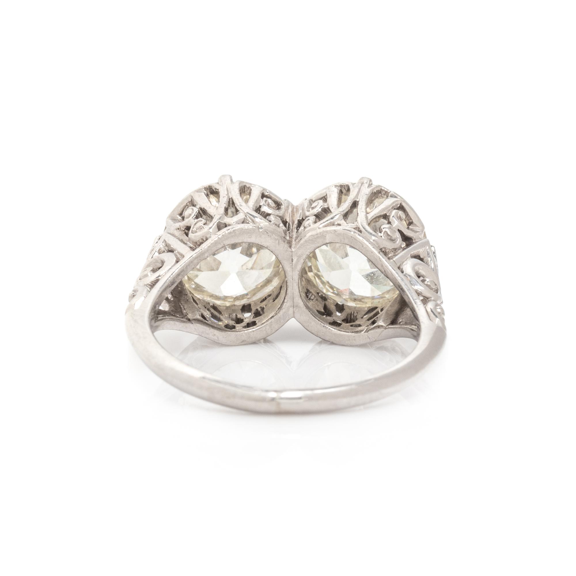 TWIN STONE DIAMOND RING
