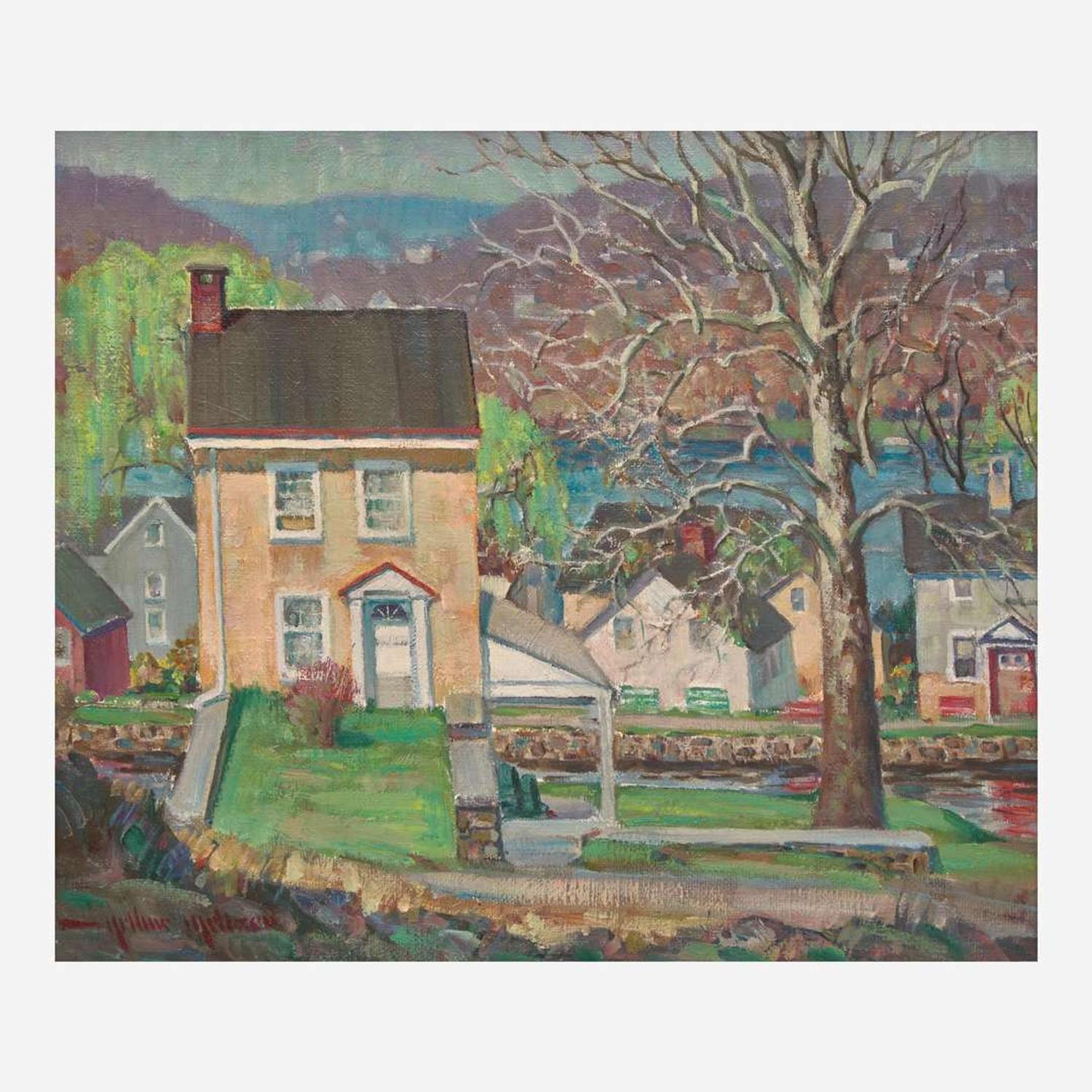 Arthur Meltzer (American, 1893–1989) The Yellow House, New Hope