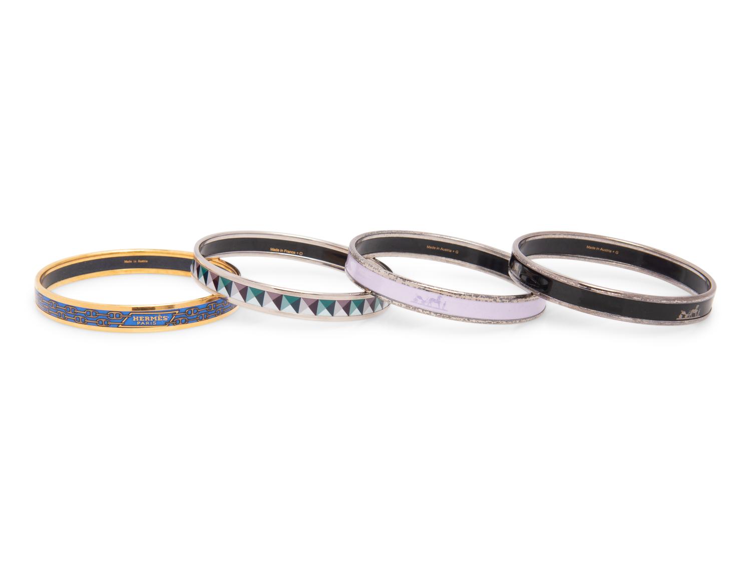 Four Hermès Bracelets