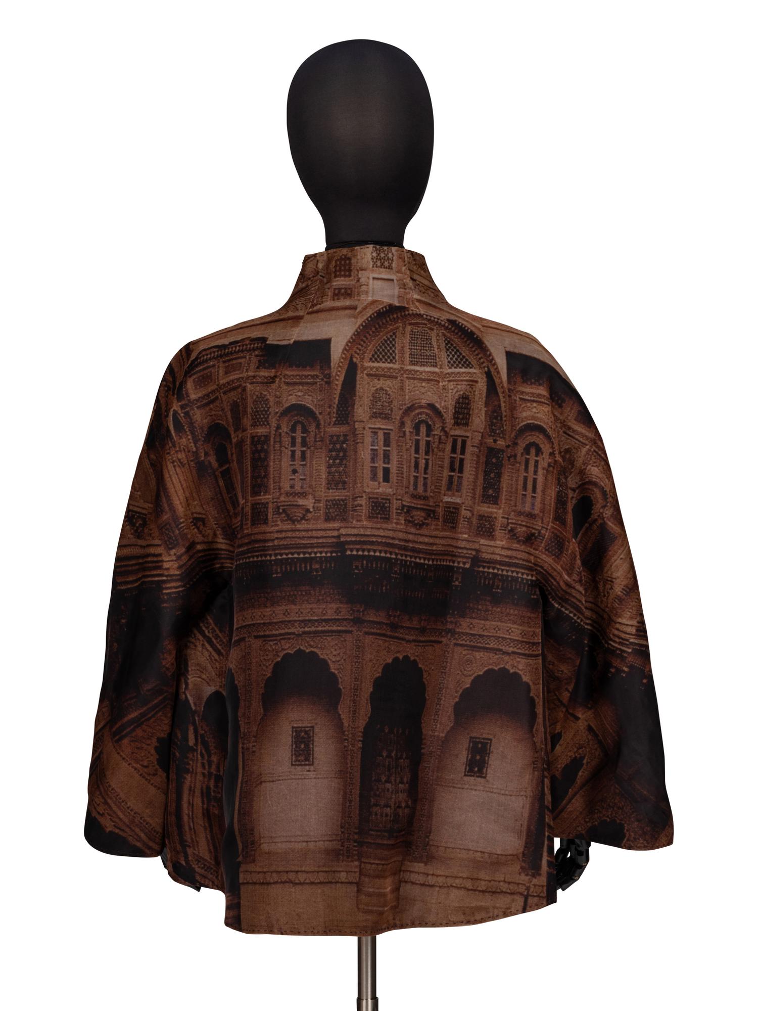 Ralph Rucci, Printed Silk Jacket