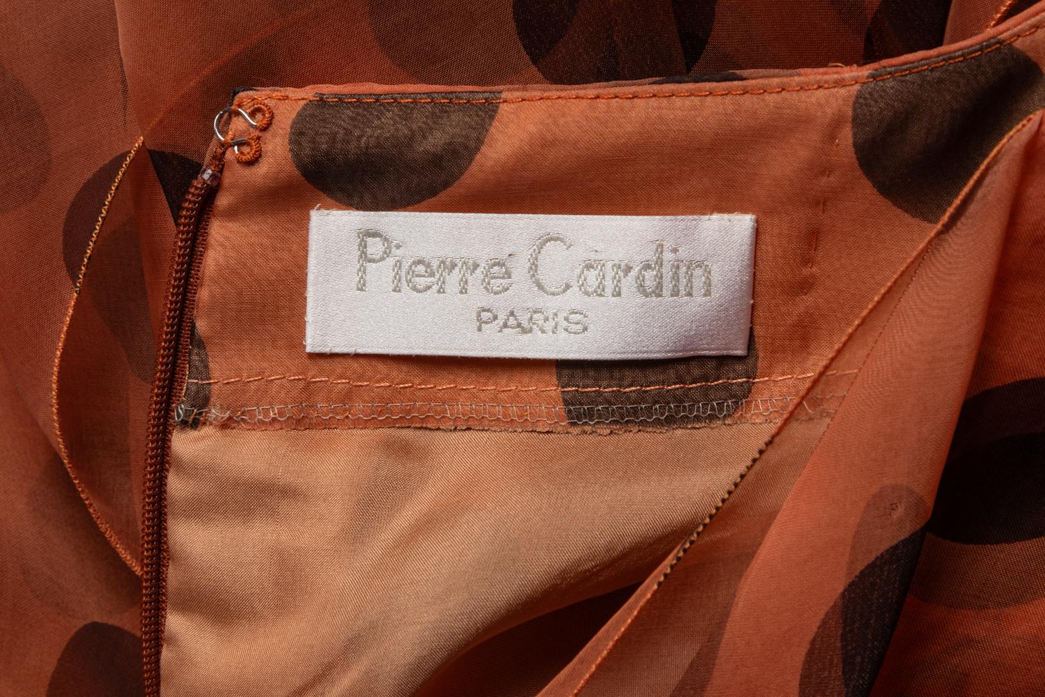 Pierre Cardin Haute Couture Polka Dot Dress