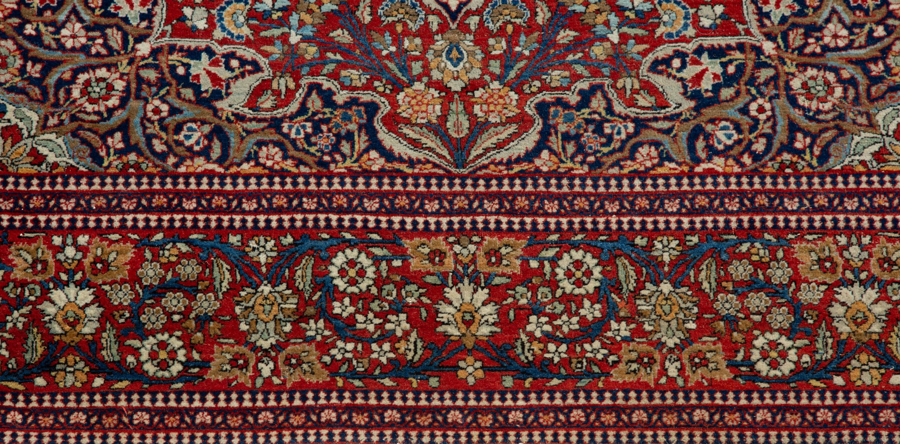 A Mohtasham Kashan Wool Rug
