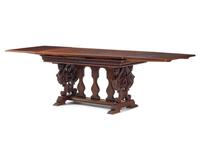 An Italian Renaissance Revival Draw-Leaf Dining Table