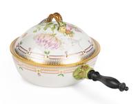 A Royal Copenhagen Flora Danica Porcelain Covered Vegetable Dish