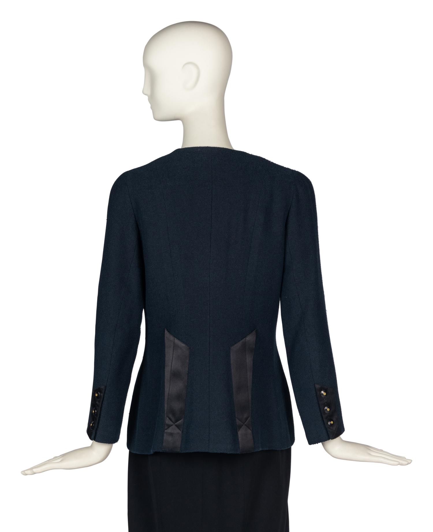 Chanel Boutique Navy Jacket