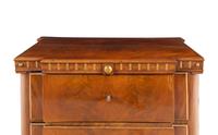 A Baltic Style Parcel Gilt Mahogany Chest of Drawers
