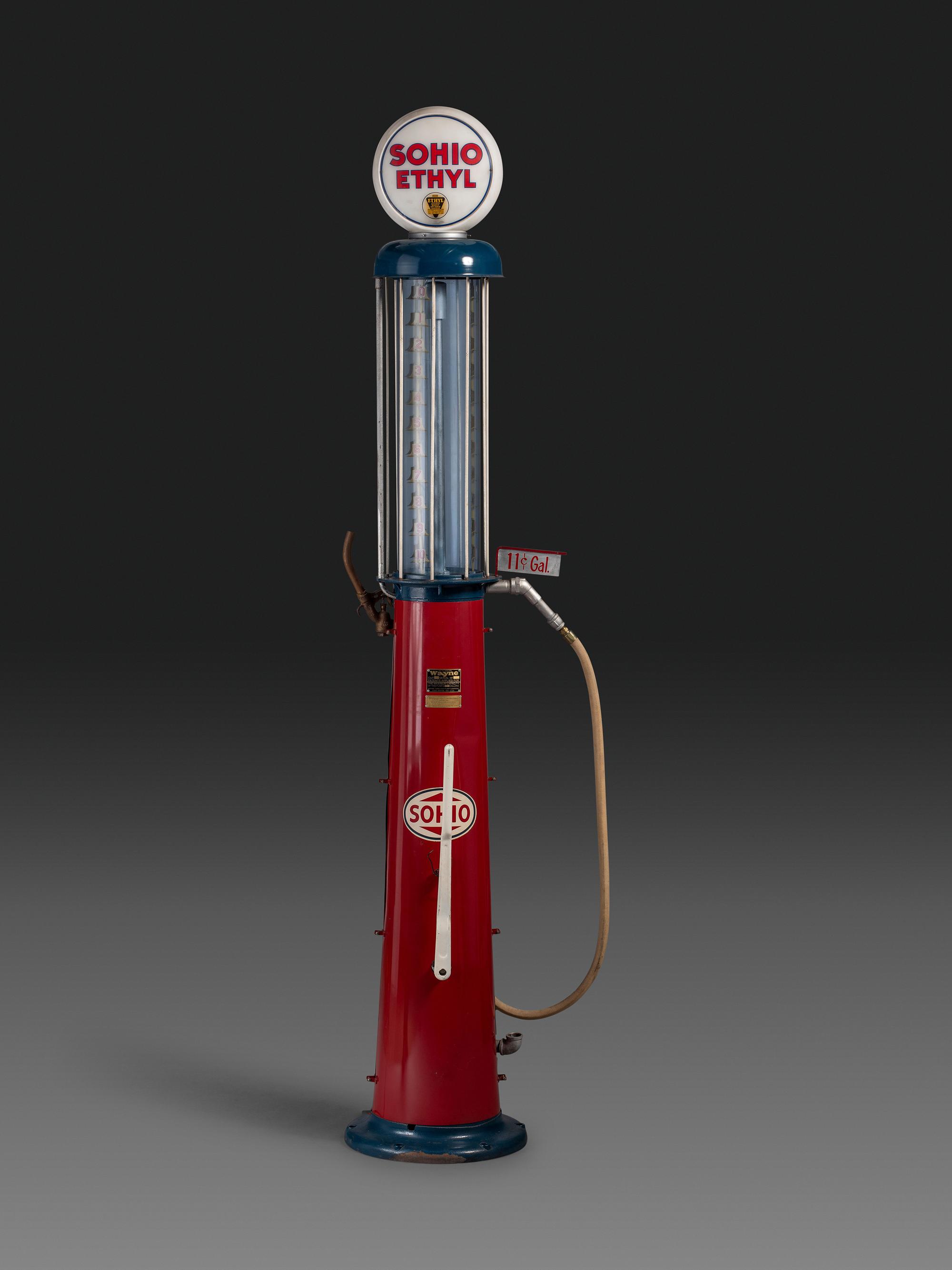 A Sohio Gravity Gasoline Pump