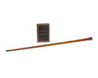 A Silver-Mounted Oak Walking Stick Made Of The Original Timbers From Independence Hall, Presented To Rev. Thomas H. Stockton (1808-1868)