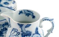 A Mottahedeh for Tiffany and Co. Blue Dragon Porcelain Dinner Service
