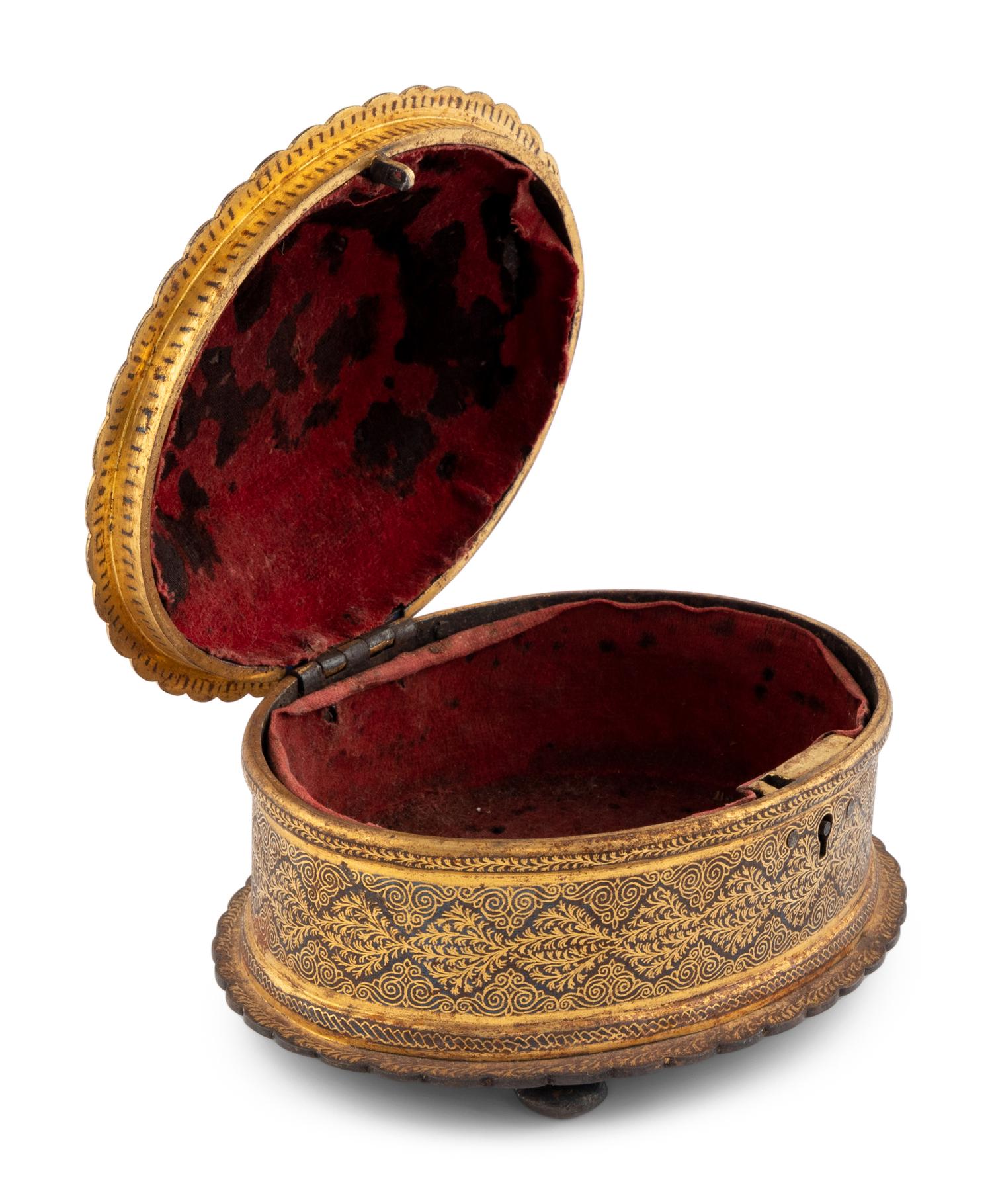 An Indian Koftgari Work Box
