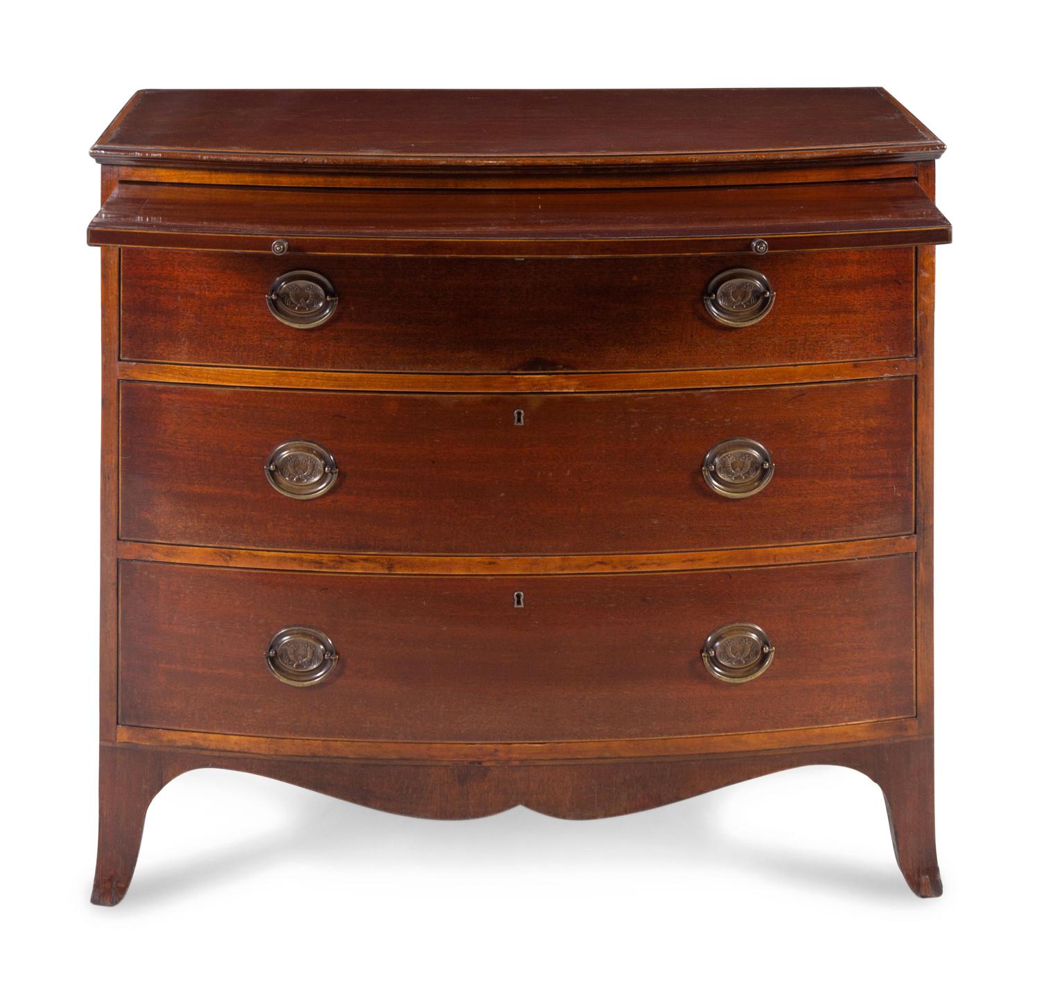 A Georgian Style Mahogany Bachelor's Chest