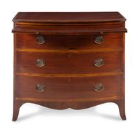 A Georgian Style Mahogany Bachelor's Chest