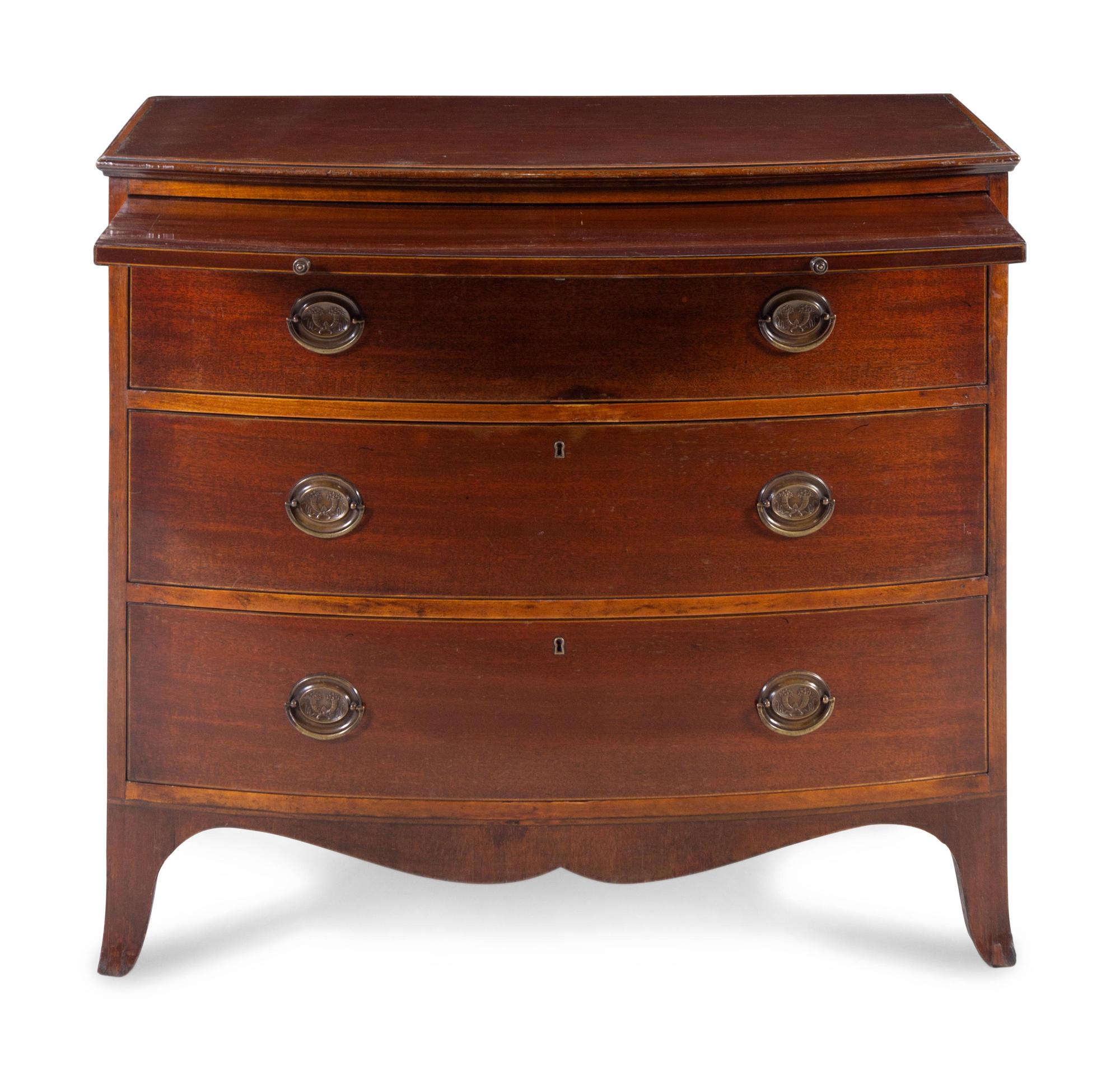 A Georgian Style Mahogany Bachelor's Chest