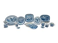 A Collection of Chinese Export Blue and White Porcelain
