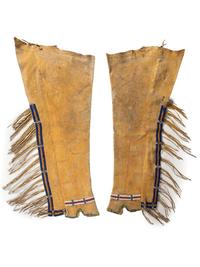 Cheyenne / Arapaho Beaded Hide Leggings