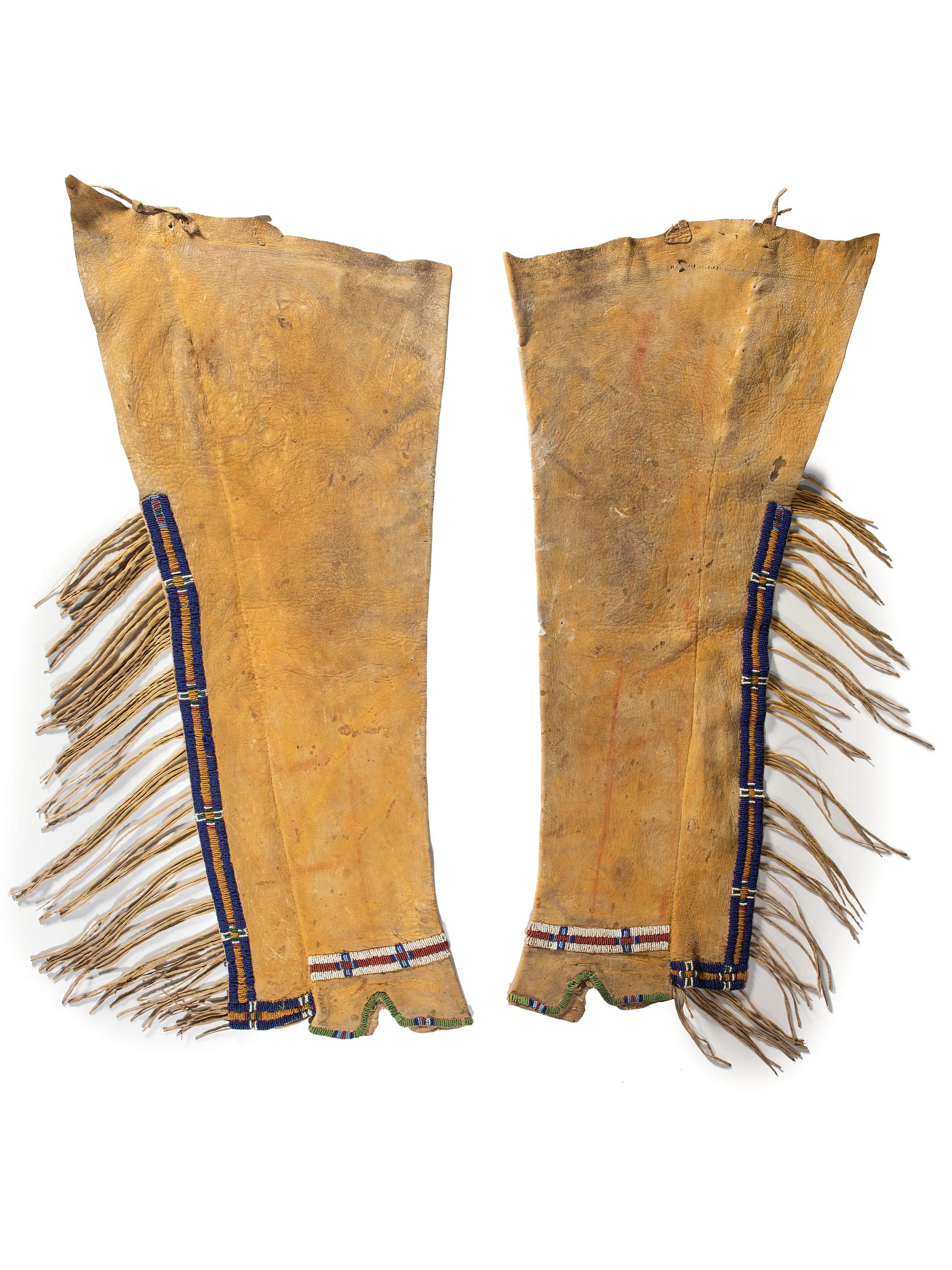 Cheyenne / Arapaho Beaded Hide Leggings