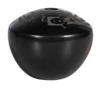 Blackware Pottery Jar, with Yei