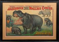 A Carl Hagenbeck The Great Wallace Poster