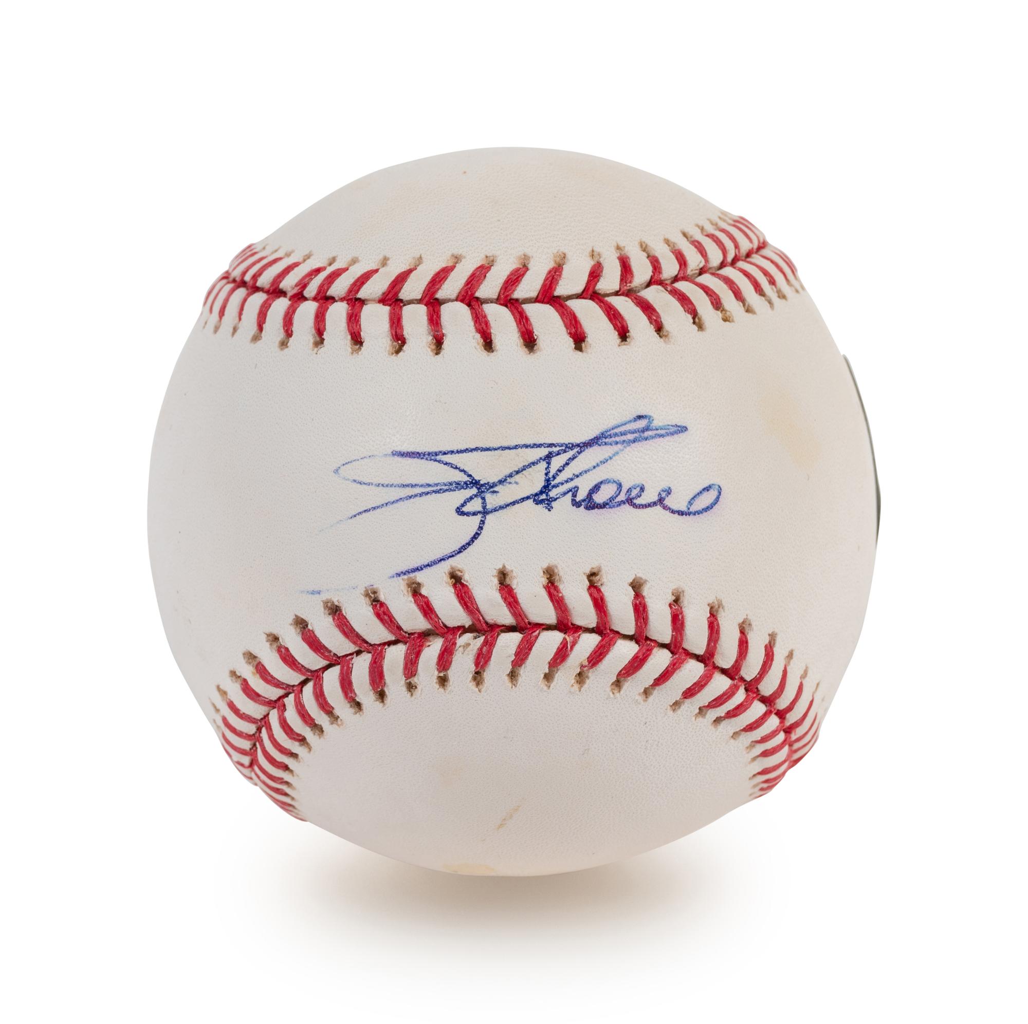 A Group of Four Baseball Hall of Fame Signed Autograph Items (BAS Beckett Authentication Services Certified),