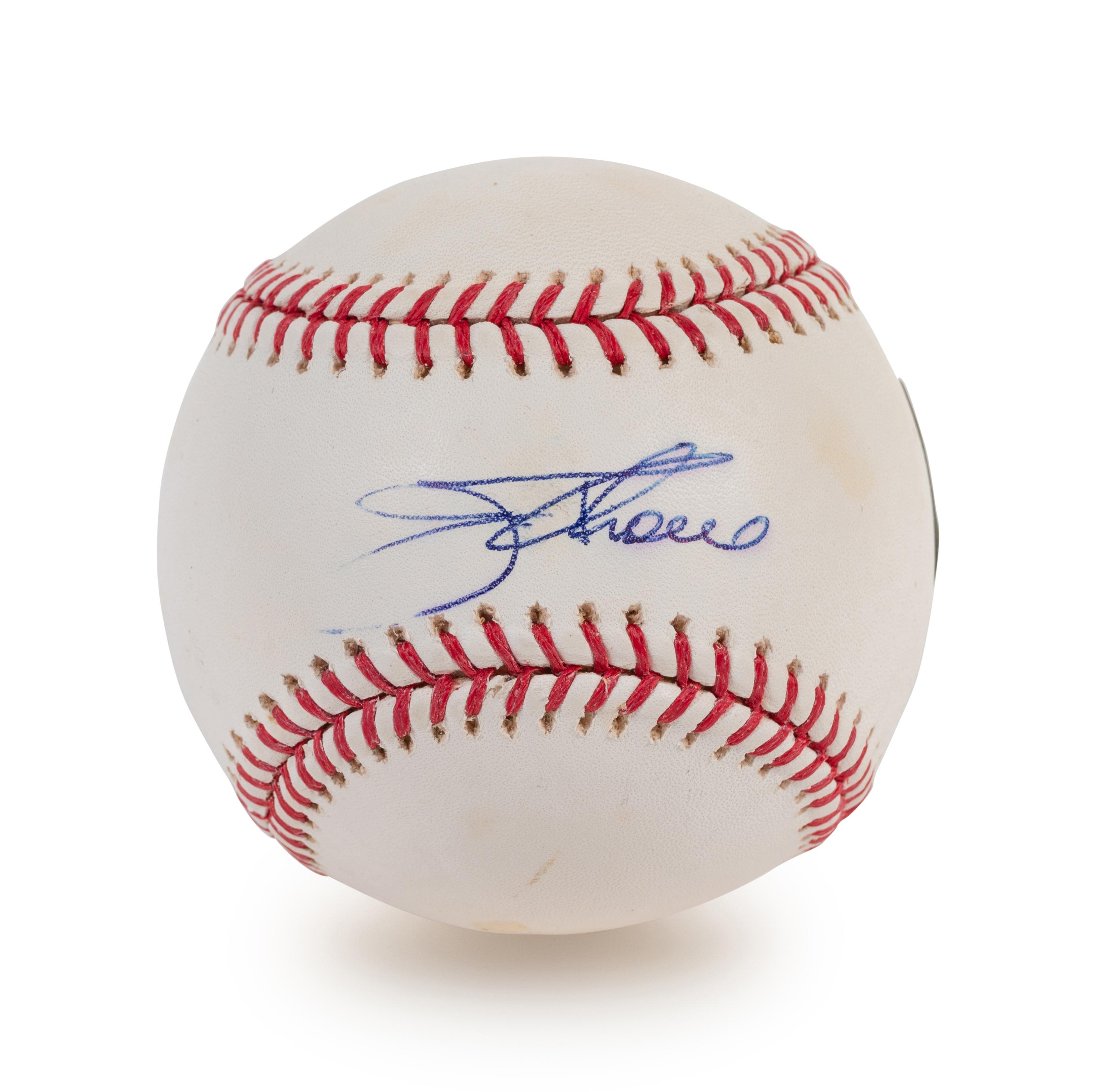A Group of Four Baseball Hall of Fame Signed Autograph Items (BAS Beckett Authentication Services Certified),