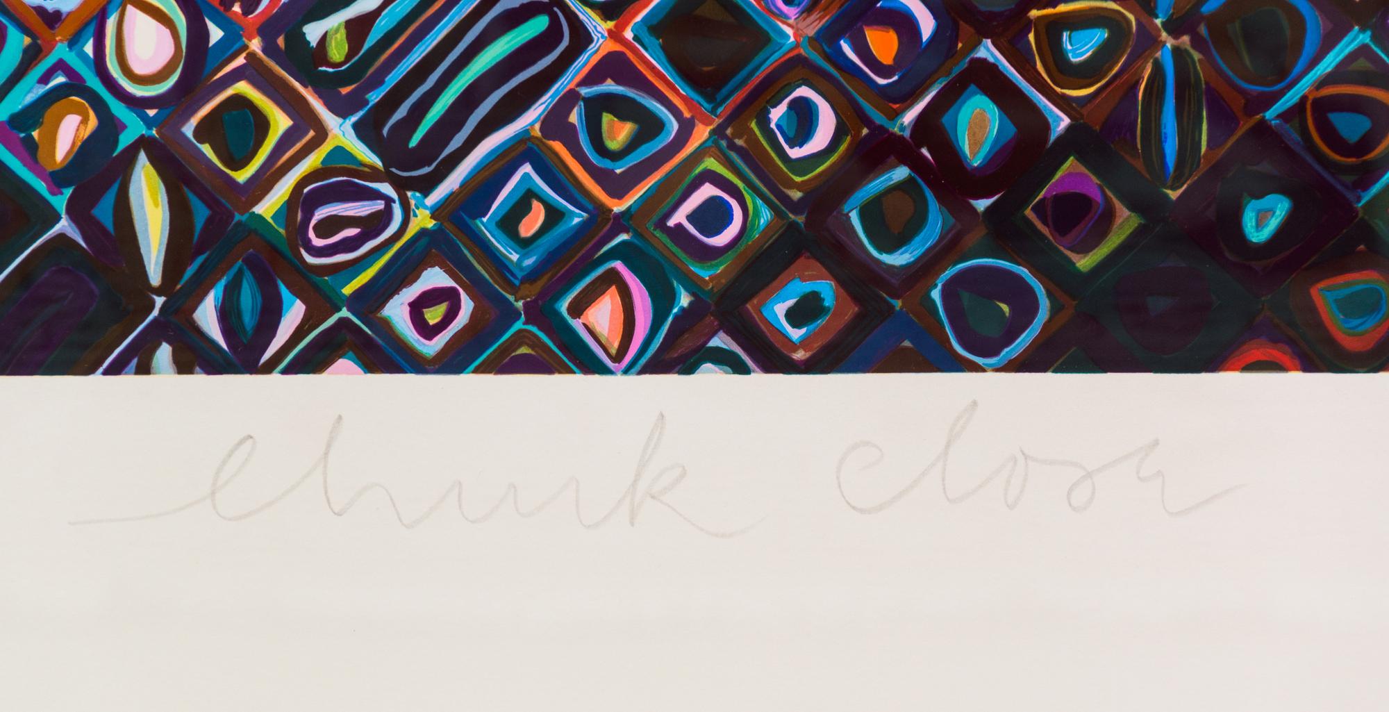 Chuck Close, (American, b. 1940), Self Portrait, 2000