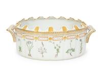 A Royal Copenhagen Flora Danica Porcelain Monteith