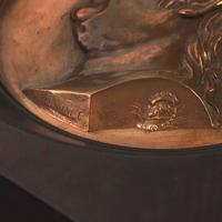 After Jean-Baptiste Nini (Italian, 1717-1786), A Profile Portrait Bas-Relief Plaque of Benjamin Franklin