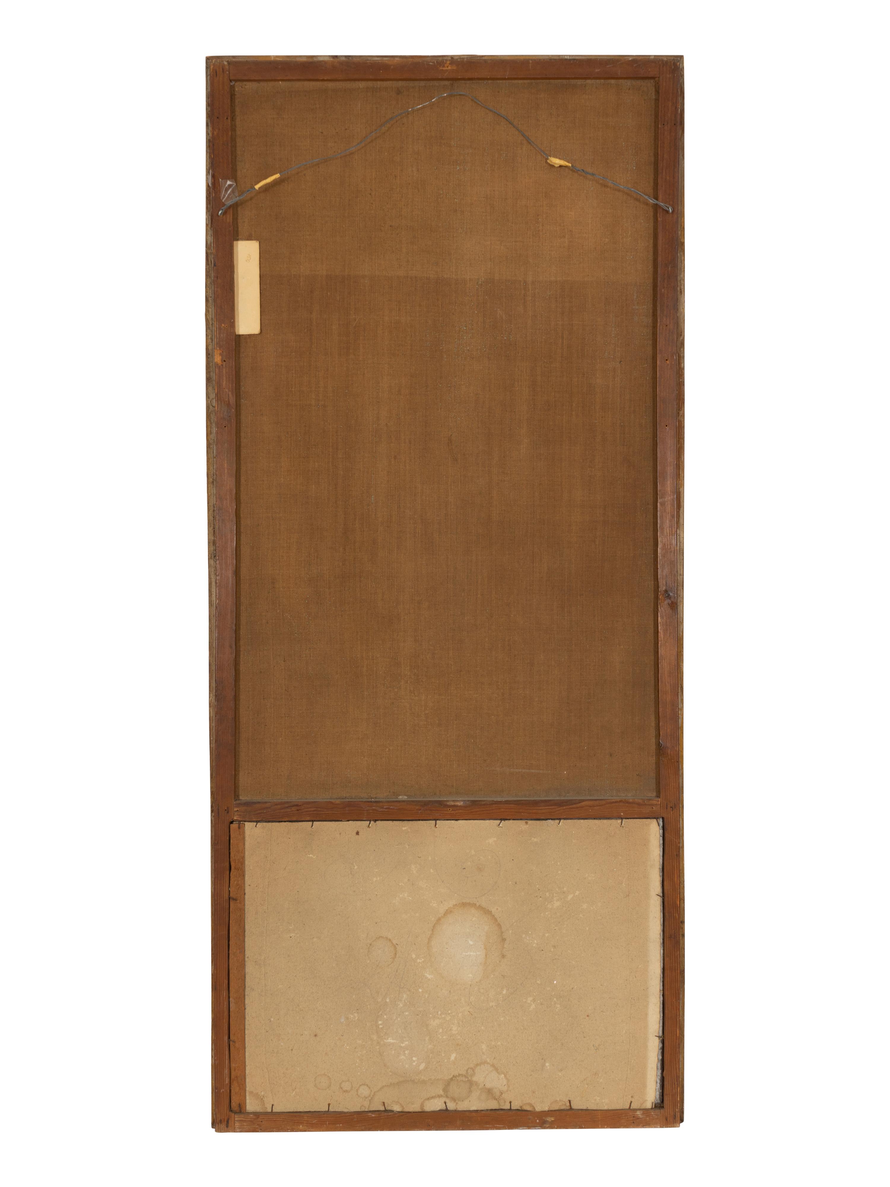A French Giltwood Trumeau Mirror