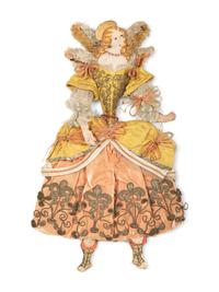 Two Italian Painted and Dressed Paper Pantins