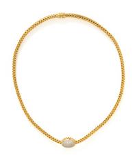 JOHN HARDY, BICOLOR GOLD AND DIAMOND NECKLACE