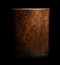 A Chinese Zitan Brushpot, Bitong