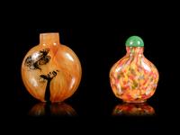 Two Chinese Glass Snuff Bottles