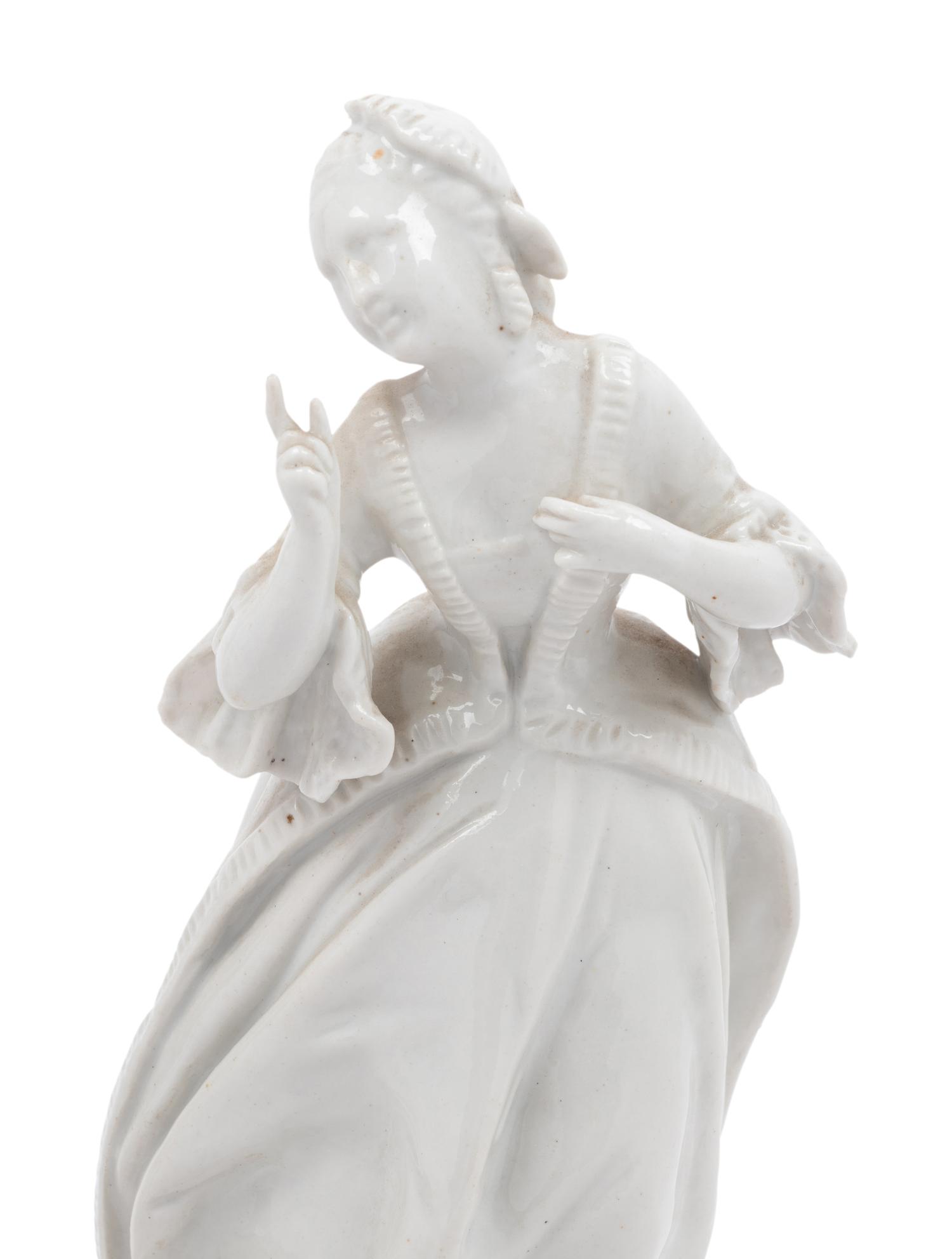 A Pair of French Blanc-de-Chine Hide and Seek Figures