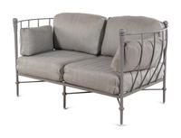 A Set of Painted Metal Patio Furniture