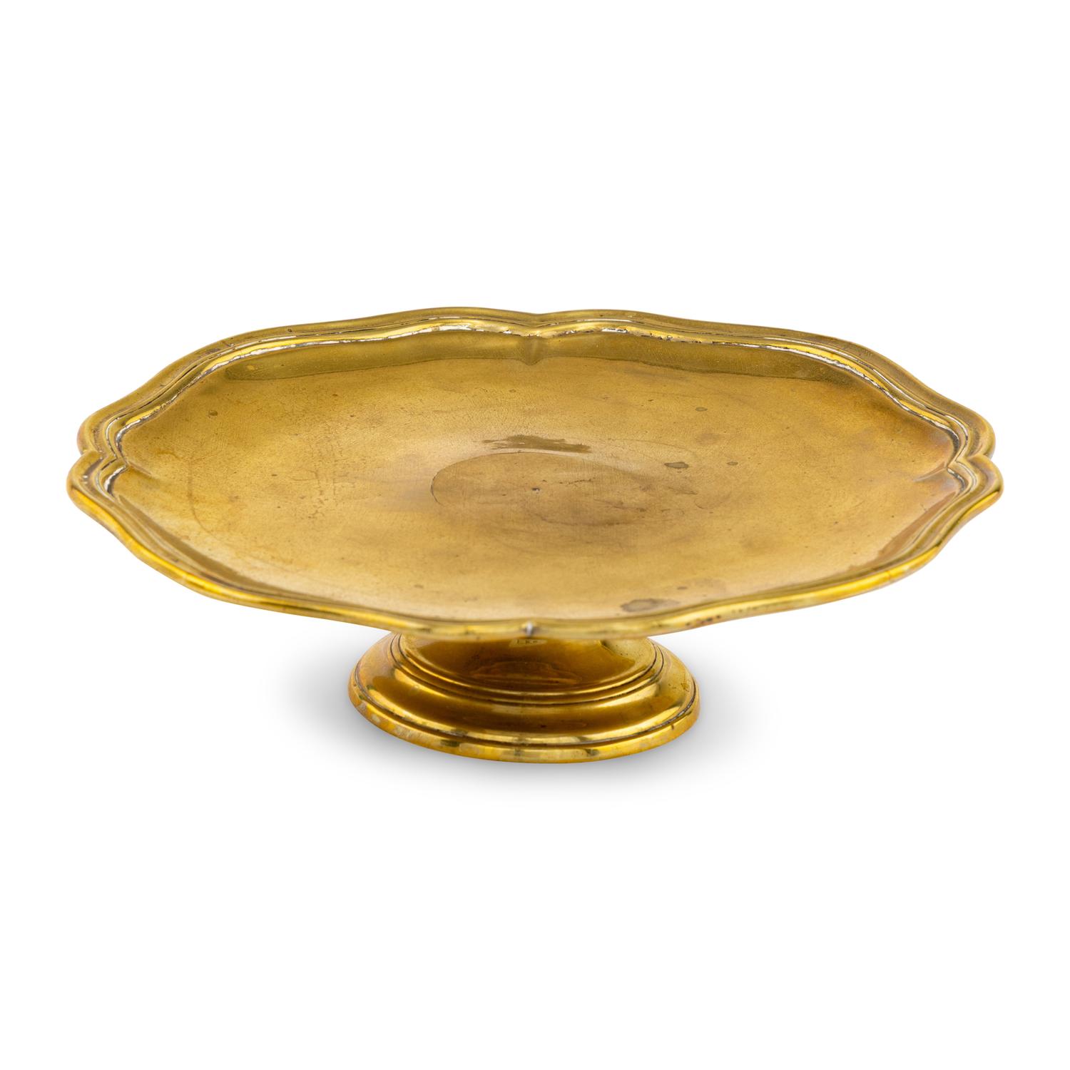A George I Brass Footed Salver