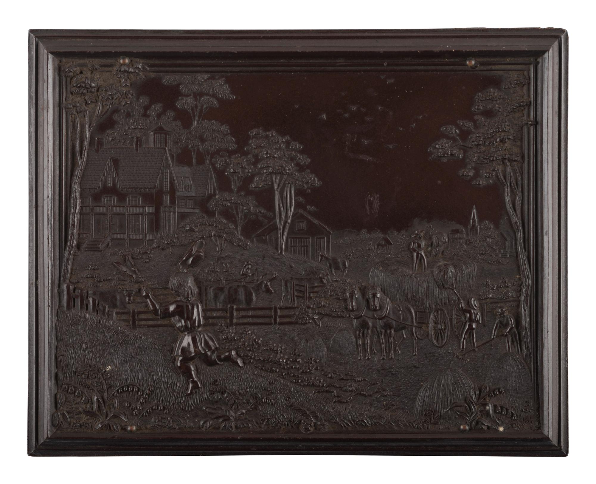 [EARLY PHOTOGRAPHY]. A group of Union cases, highlighted by half plate American Country Life case containing ambrotype.