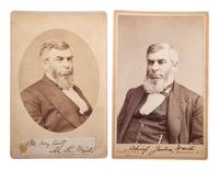 [SUPREME COURT]. Cabinet cards featuring Chief Justice Morrison R. Waite and other justices.