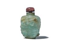 A Chinese Green Tourmaline Snuff Bottle