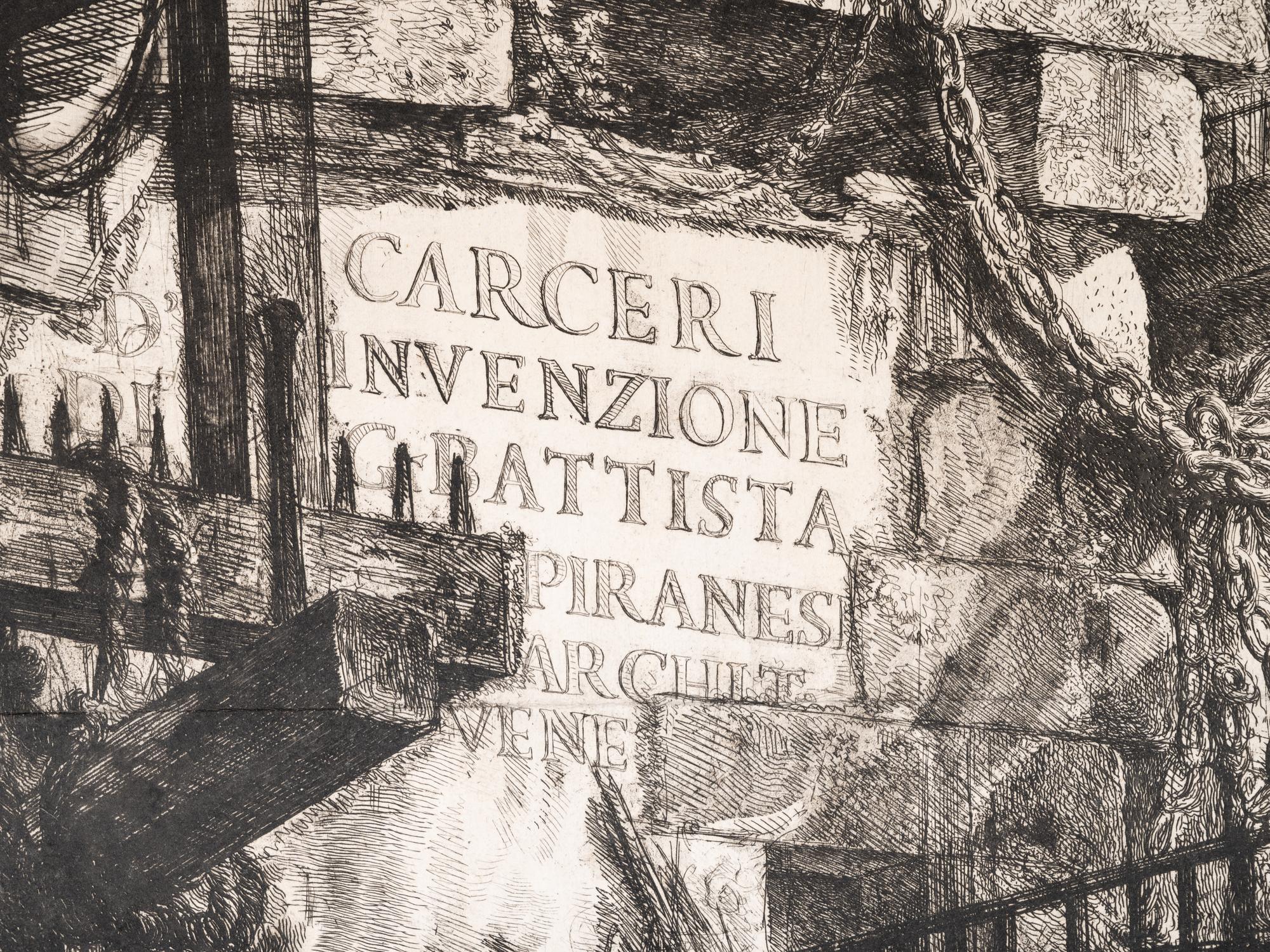 Carceri d'Invenzione (the complete set of 16), 1761